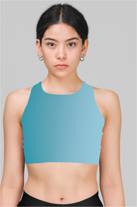 Seagull Blue Sports Bra