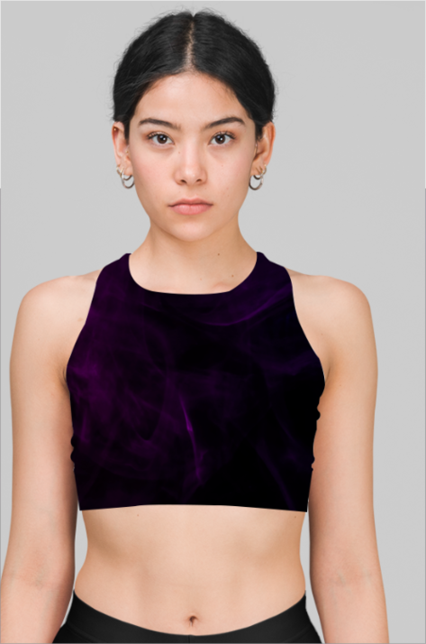 Purple Smoke Sports Bra