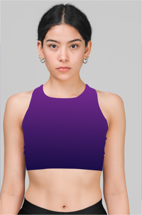 Purple Sports Bra
