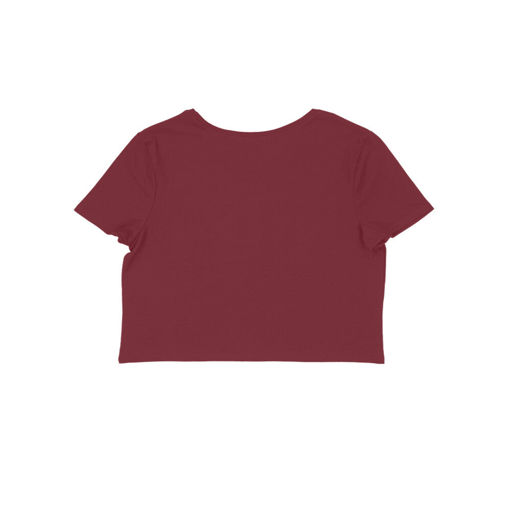 Maroon Crop Top