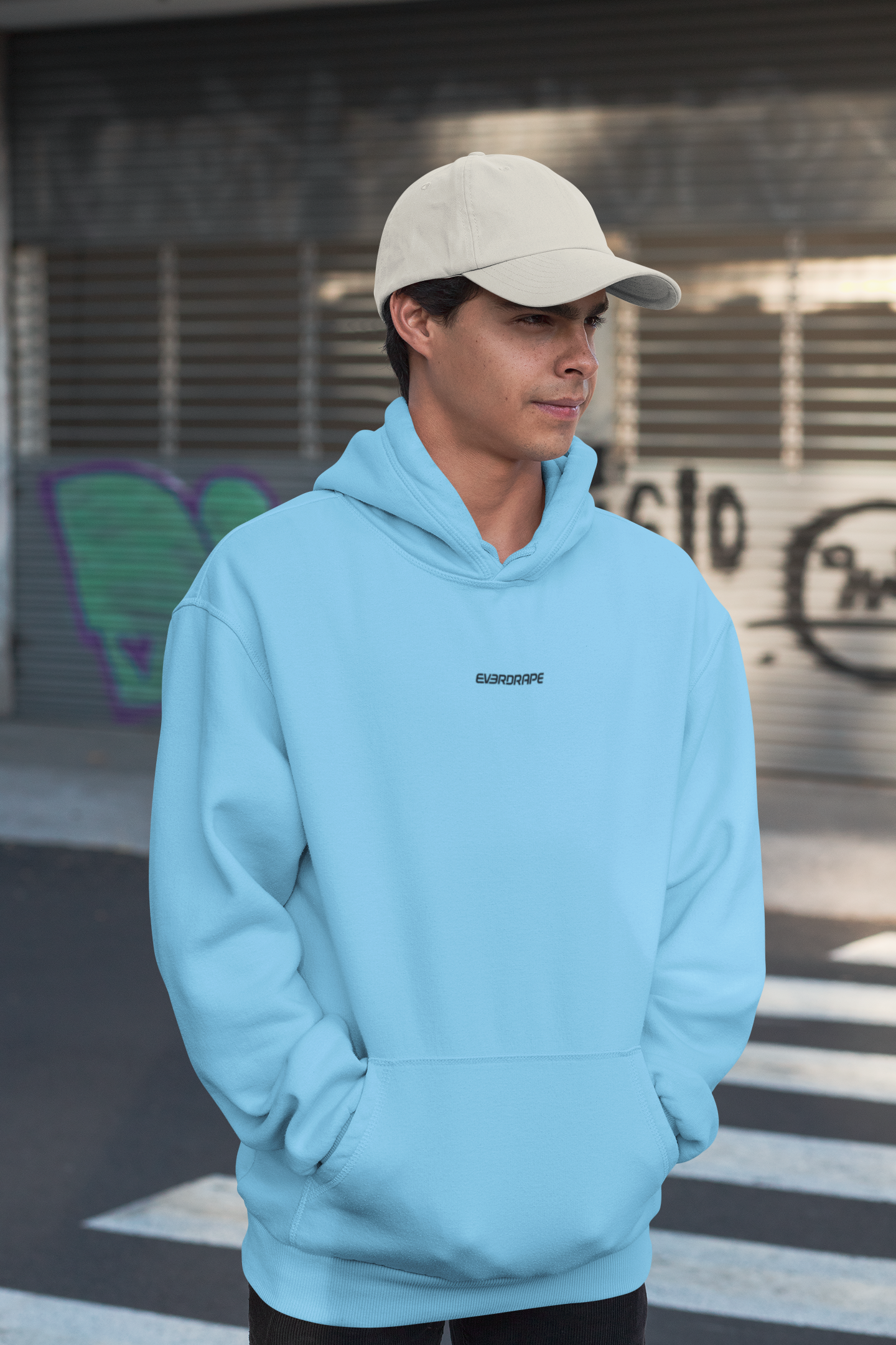 Baby blue Hoodie