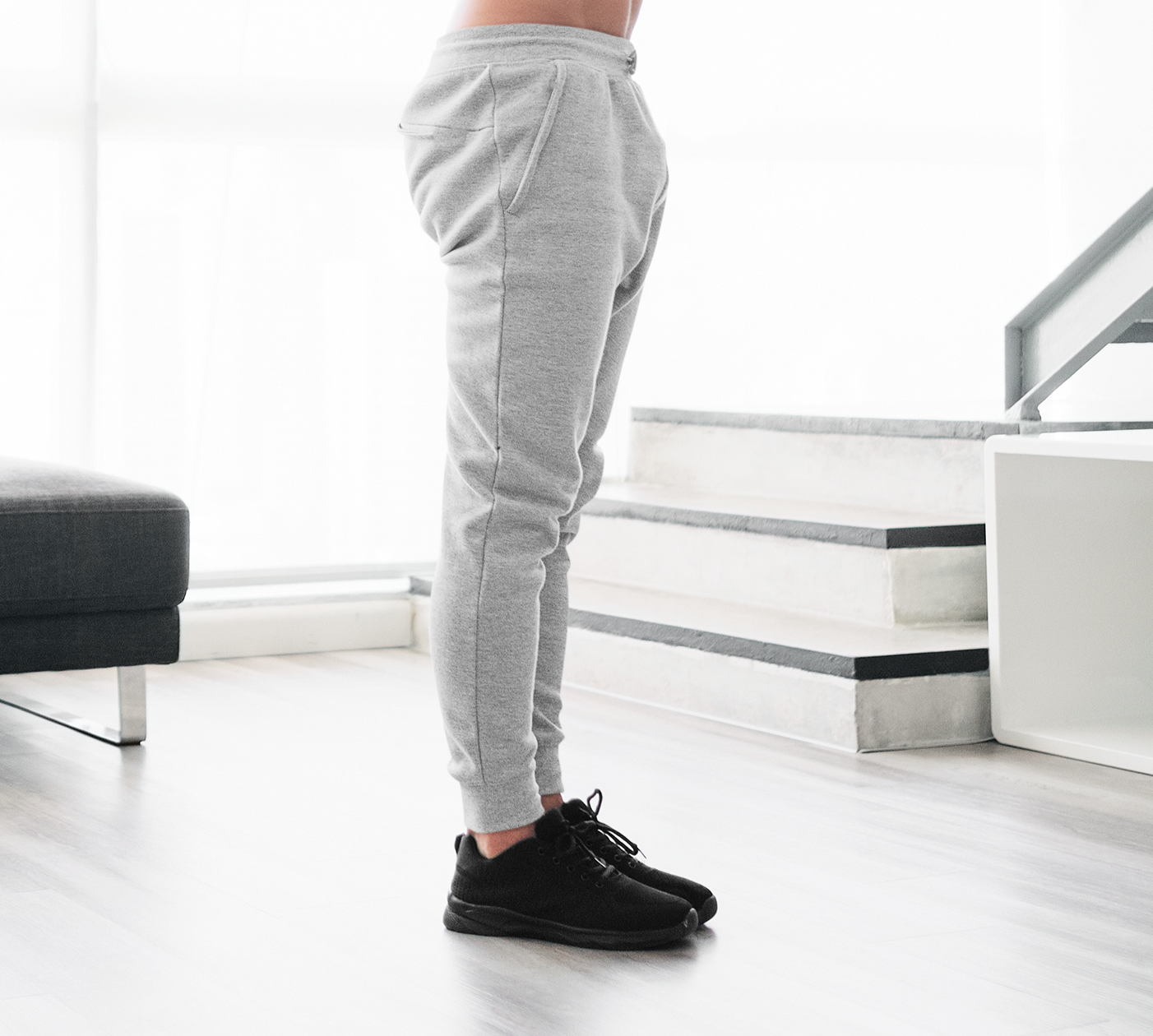 Melange Grey Jogger