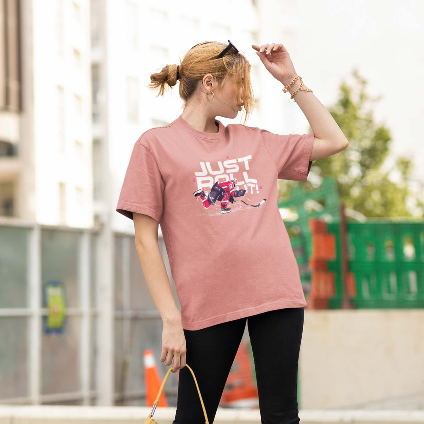 Just Roll : Terry Oversized Tshirt