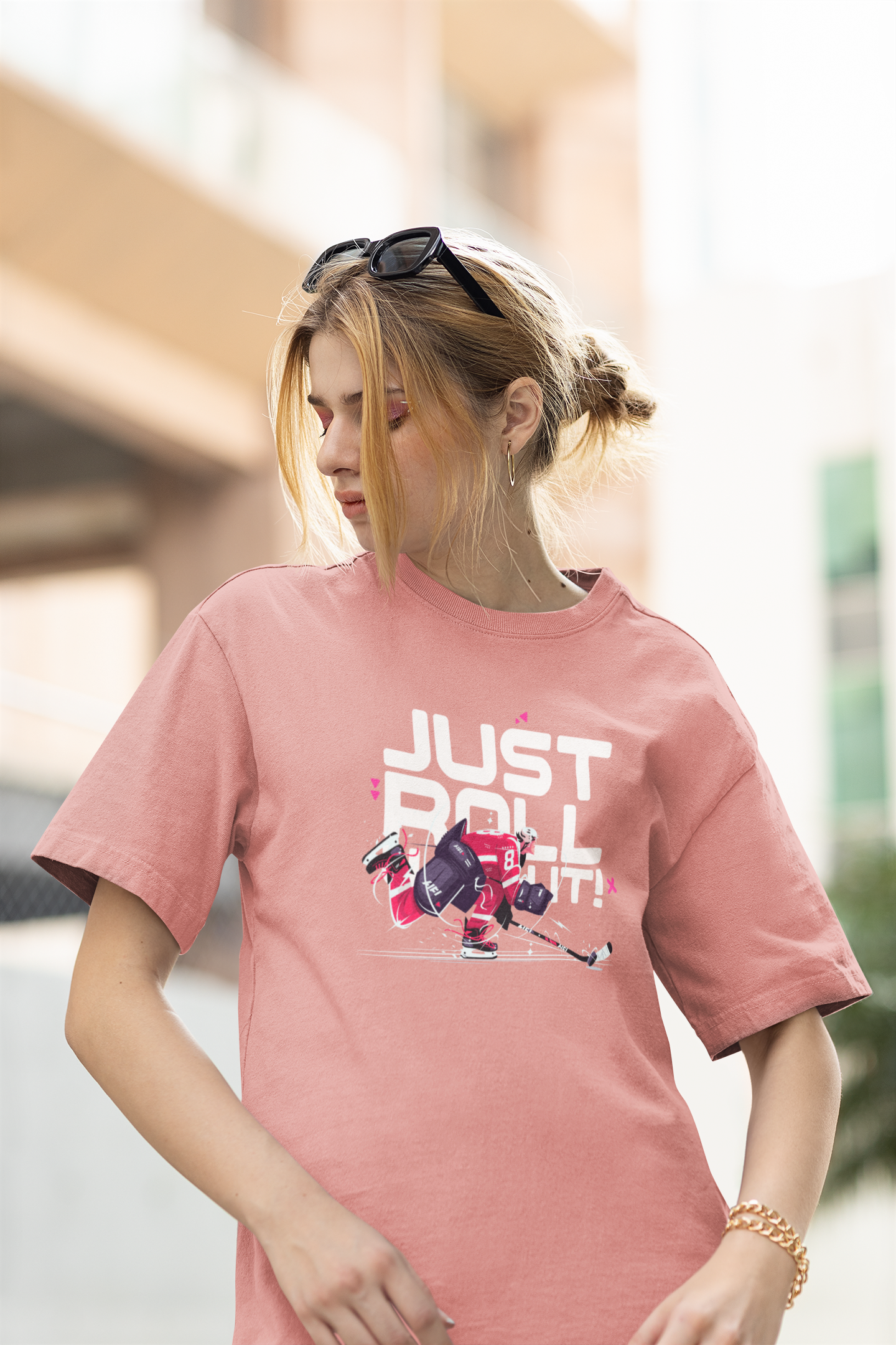 Just Roll : Terry Oversized Tshirt