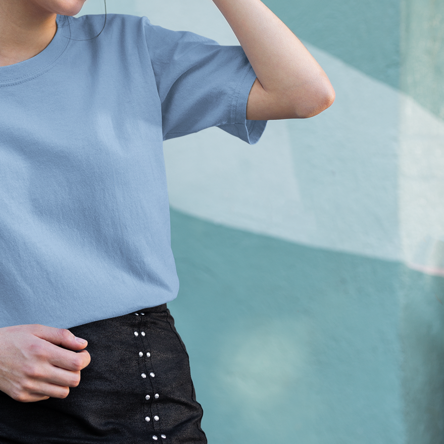 Baby Blue Oversized T