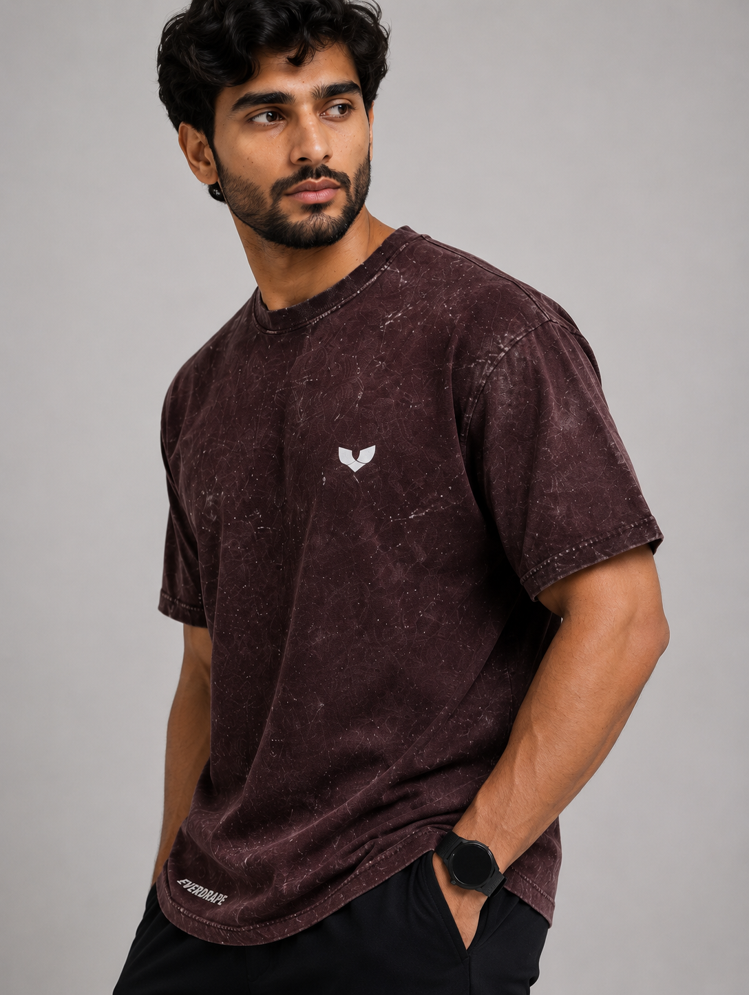 The Ironstone - Oversized Acid Washed Tee