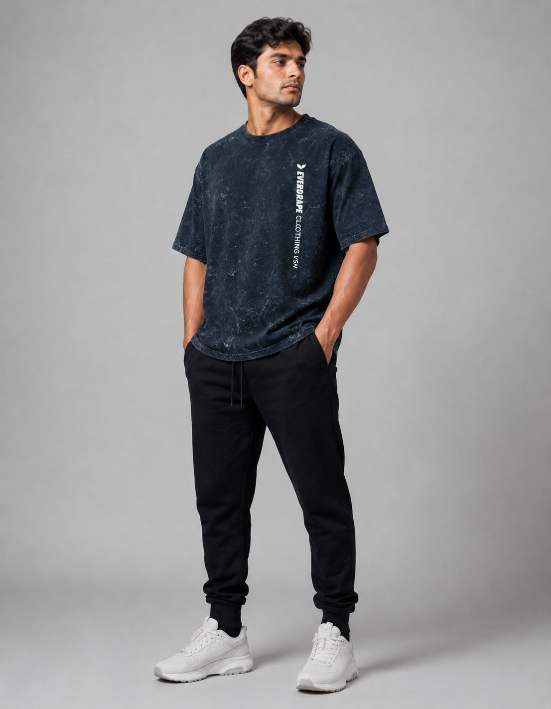 The Meridian - Oversized Acid Washed Tee