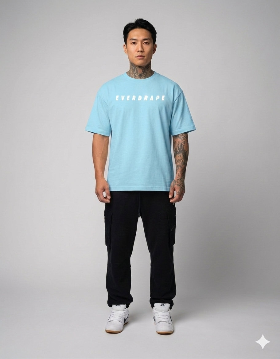 Baby Blue Oversized T-Shirt