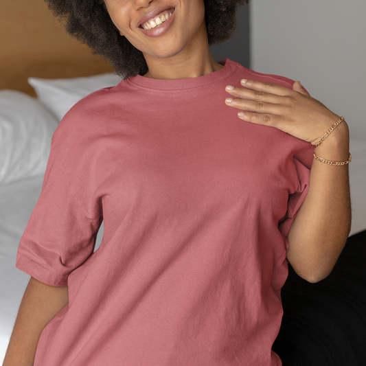 Dusty Rose Oversized T