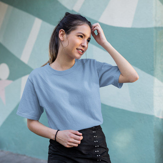 Baby Blue Oversized T